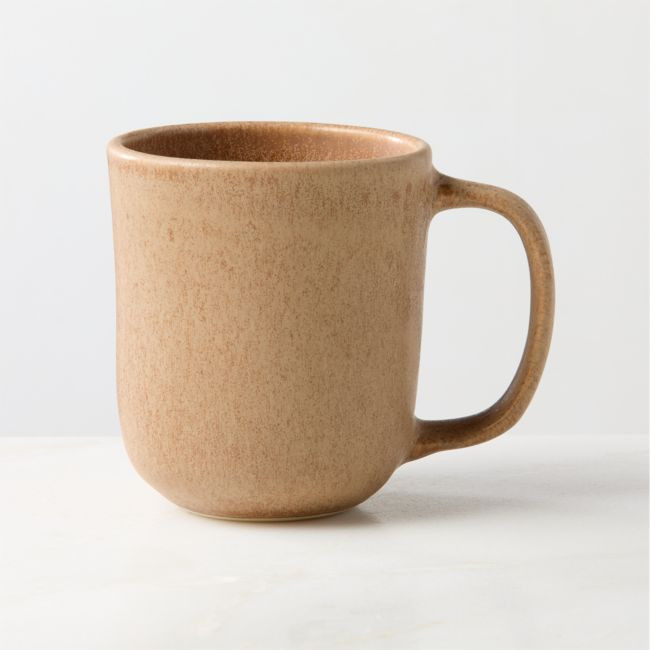 Drift Tan Mug with Reactive Glaze 12oz | CB2