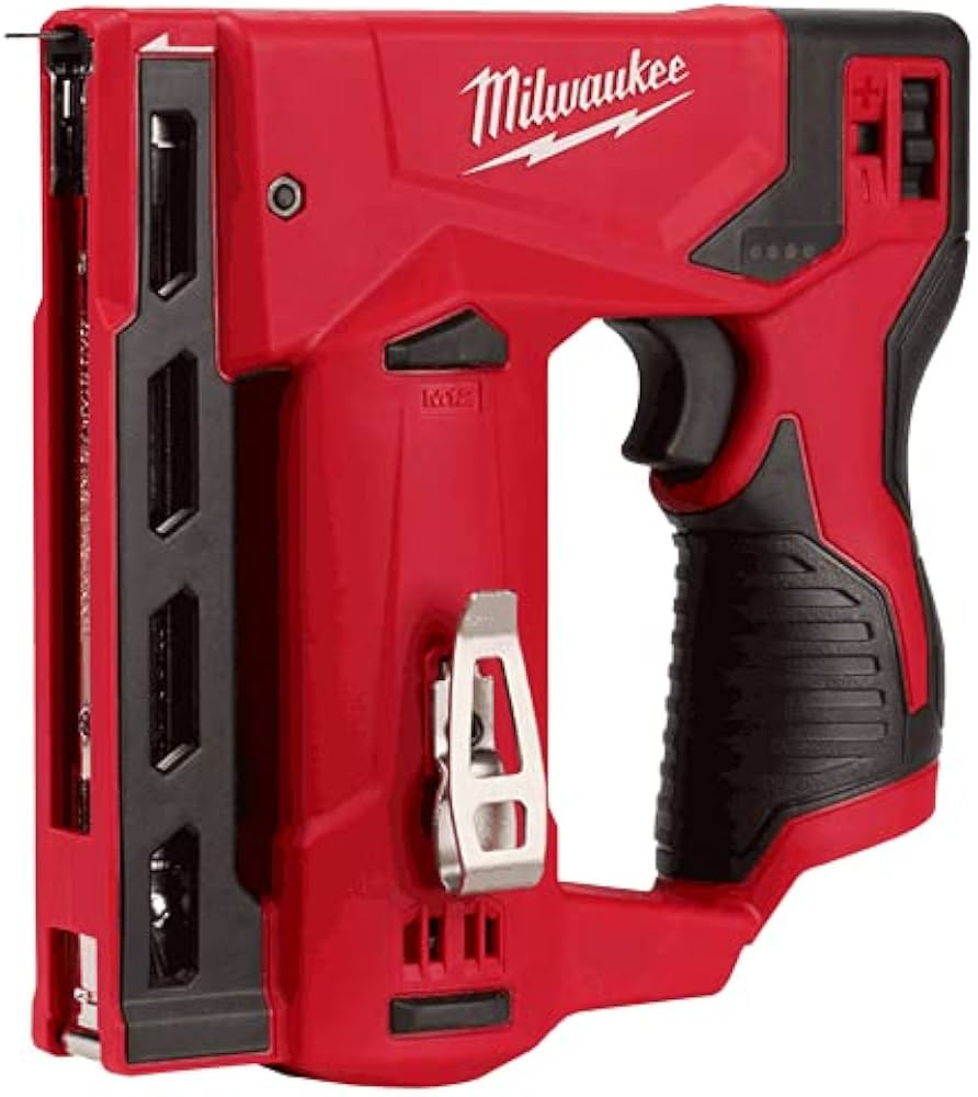 Milwaukee M12BST-0 12v Cordless Compact Stapler Body Only, Red | Amazon (US)