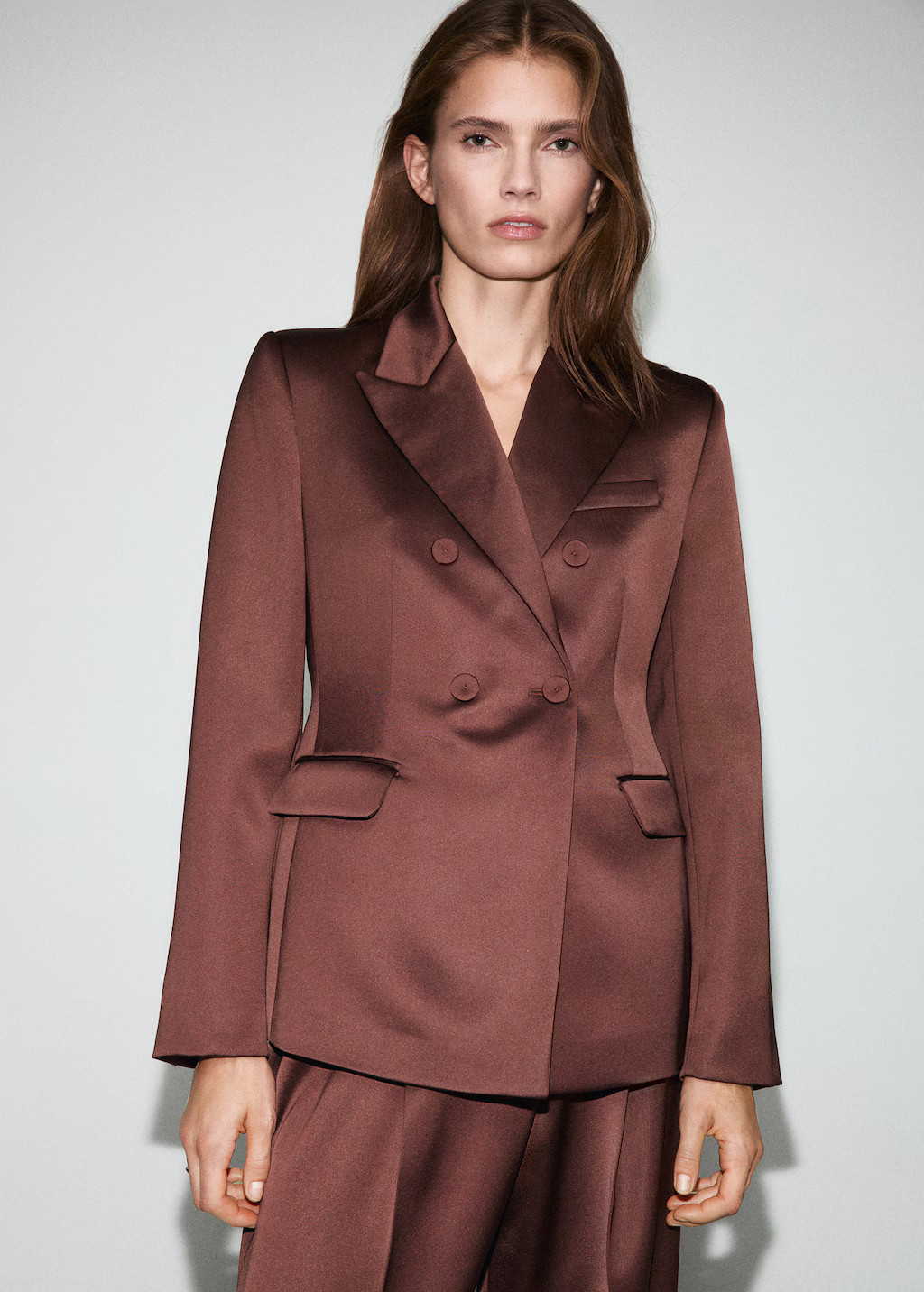 Satin suit jacket | Mango (US/MX/AU)