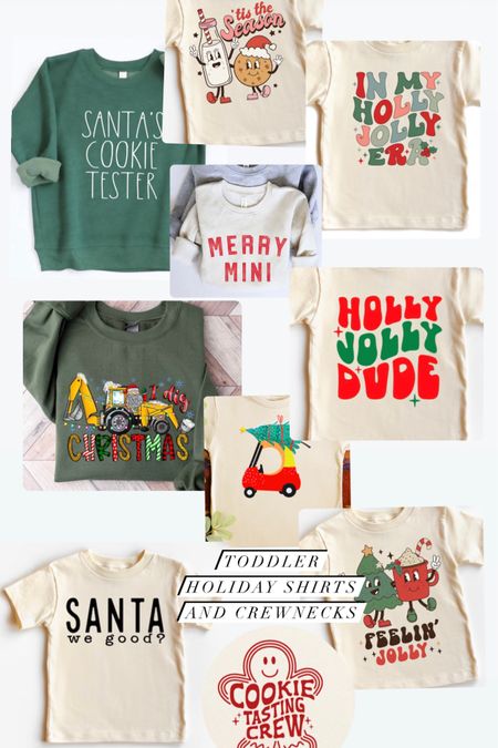Toddler holiday crewnecks and T-shirt #etsy🎄❤️

#LTKSeasonal #LTKHoliday #LTKGiftGuide