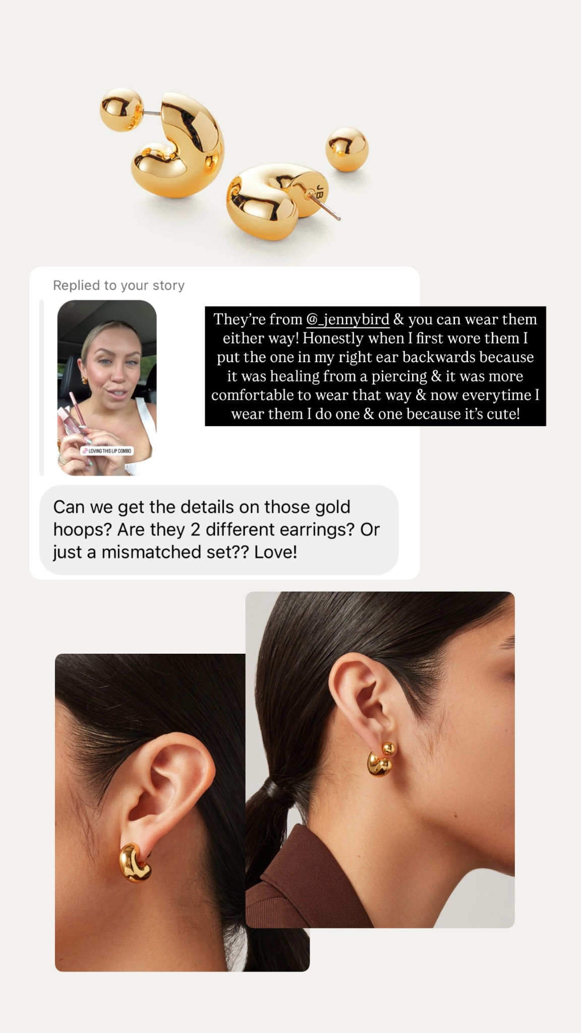 Jenny bird earrings, gold earrings, gold jewelry, great gift for her

#LTKStyleTip #LTKWedding