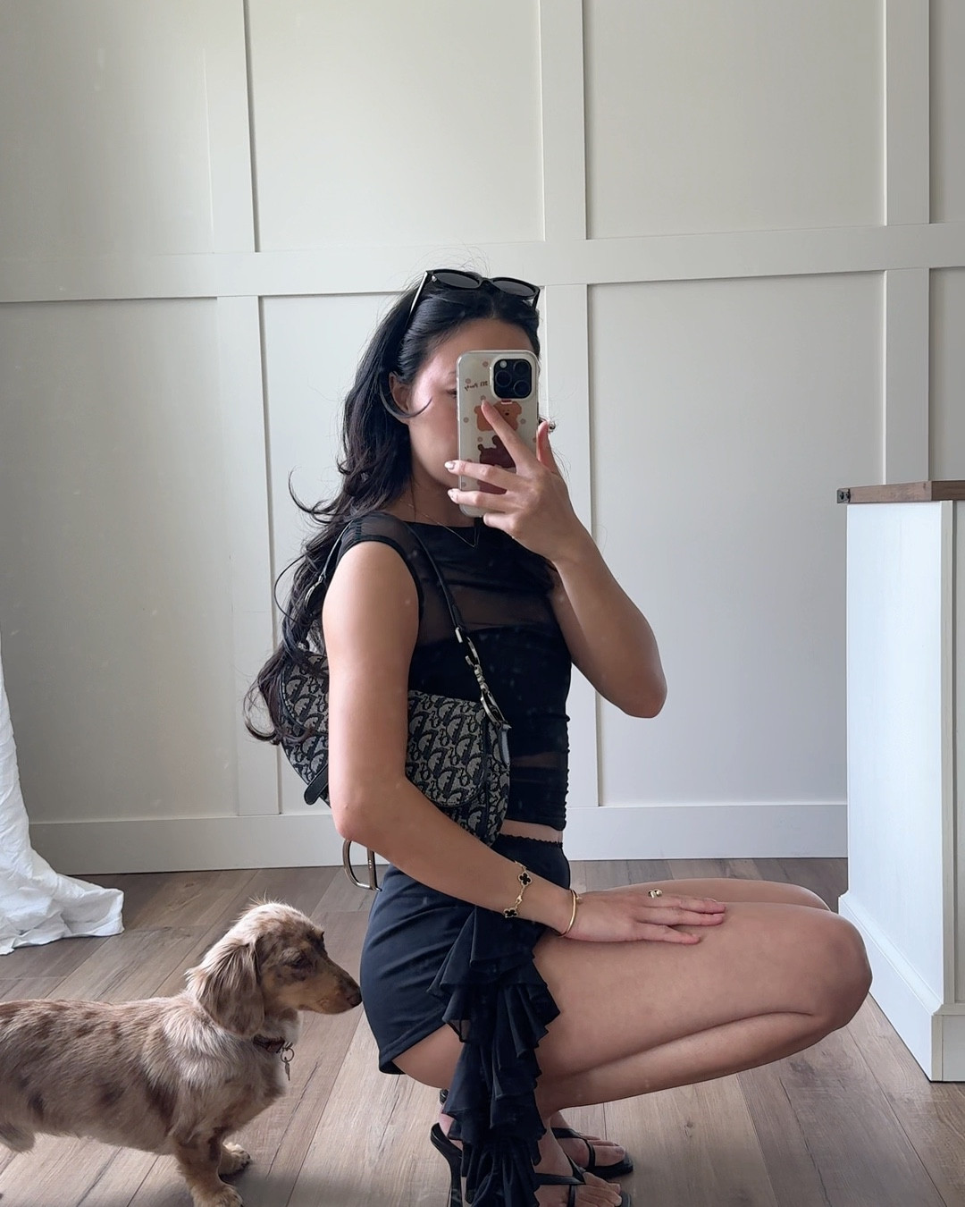 recent it girl summer outfits~ black on black for a girls night out 🖤

#LTKPetite #LTKParties #LTKSummerEdit