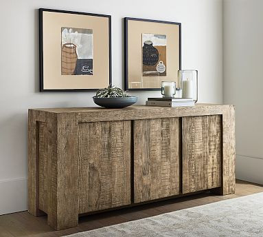 Rockport Reclaimed Wood Media Console (66") | Pottery Barn (US)