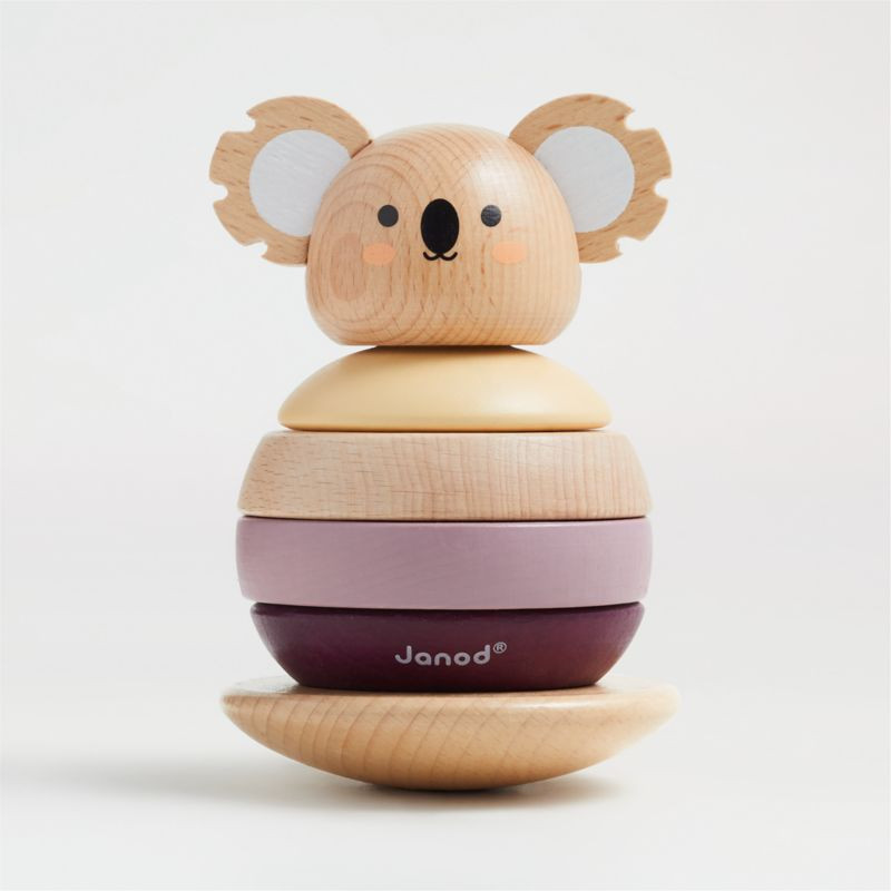 Janod Tumbling Koala Wooden Baby Toy + Reviews | Crate & Kids | Crate & Barrel