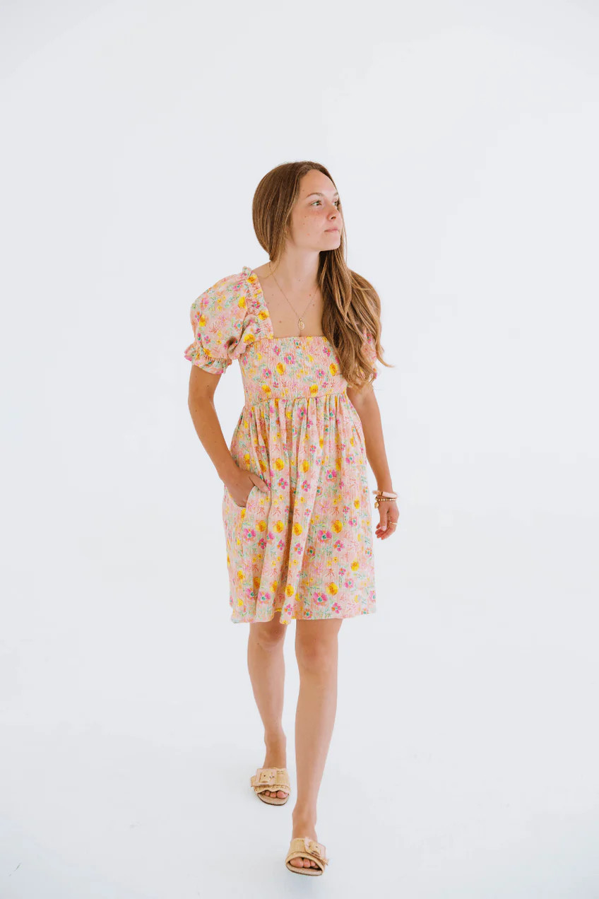 Georgia Dress | Cotton Gauze Tiered Midi Dress | Maybell & Mine | Maybell and Mine