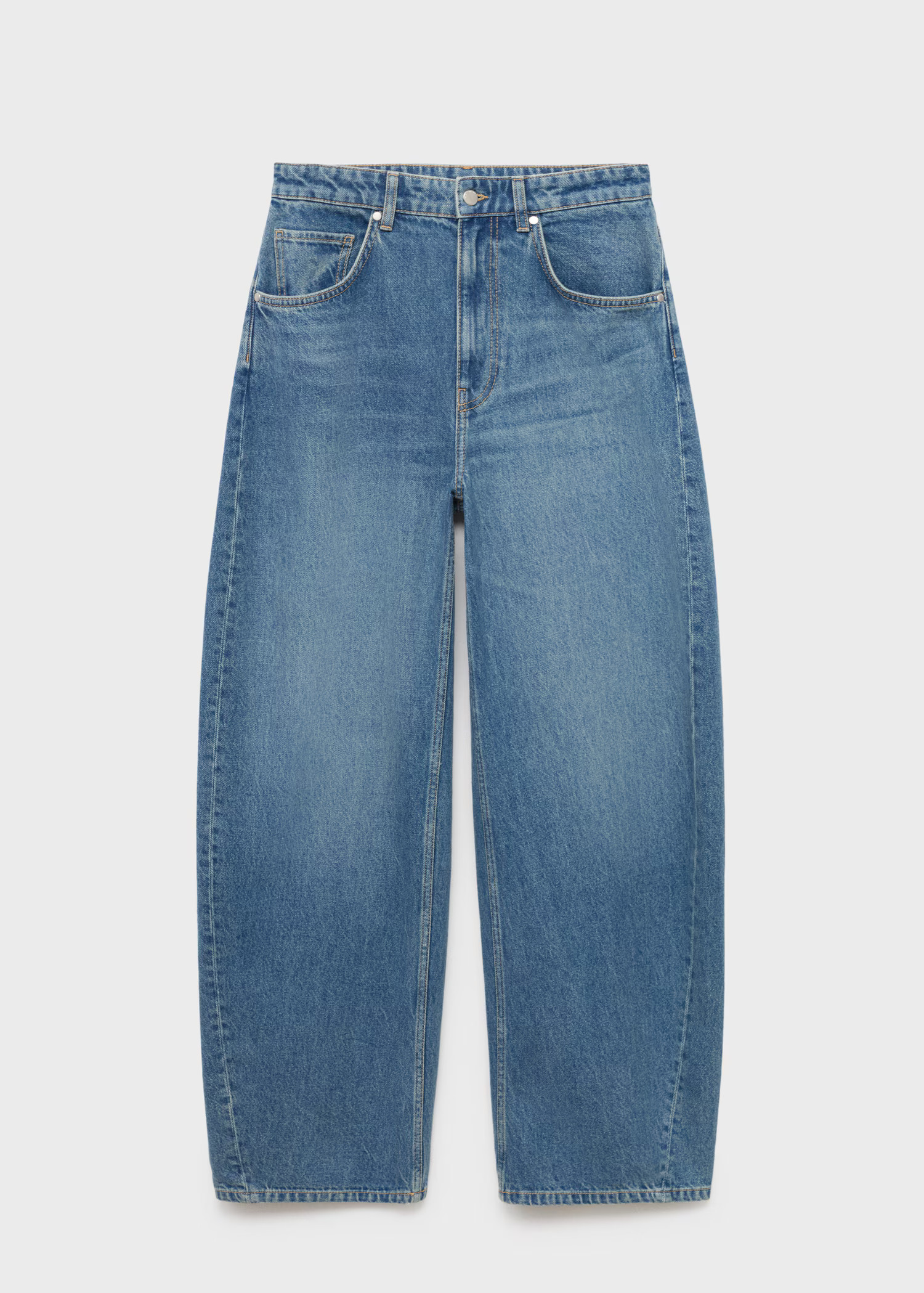 Mid-rise balloon jeans - Women | MANGO USA | Mango (US/MX/AU)
