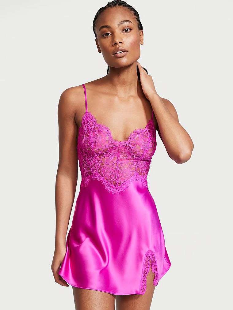 Lace Slip with Side Slit | Victoria's Secret (US / CA )