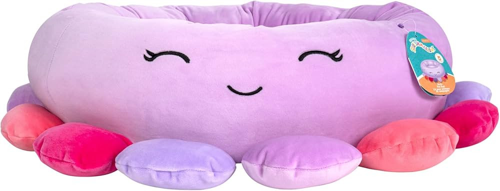 Squishmallows 20-Inch Beula Octopus Pet Bed - Small Ultrasoft Official Plush Pet Bed | Amazon (US)