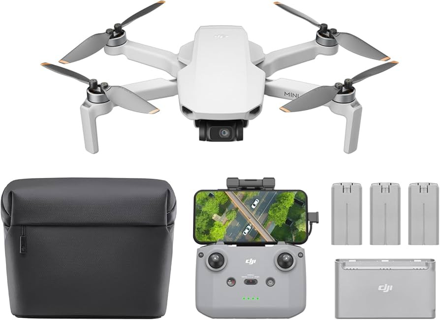 DJI Mini 4K Fly More Combo, Drone with 4K UHD Camera for Adults, Under 249 g, 3-Axis Gimbal Stabi... | Amazon (US)