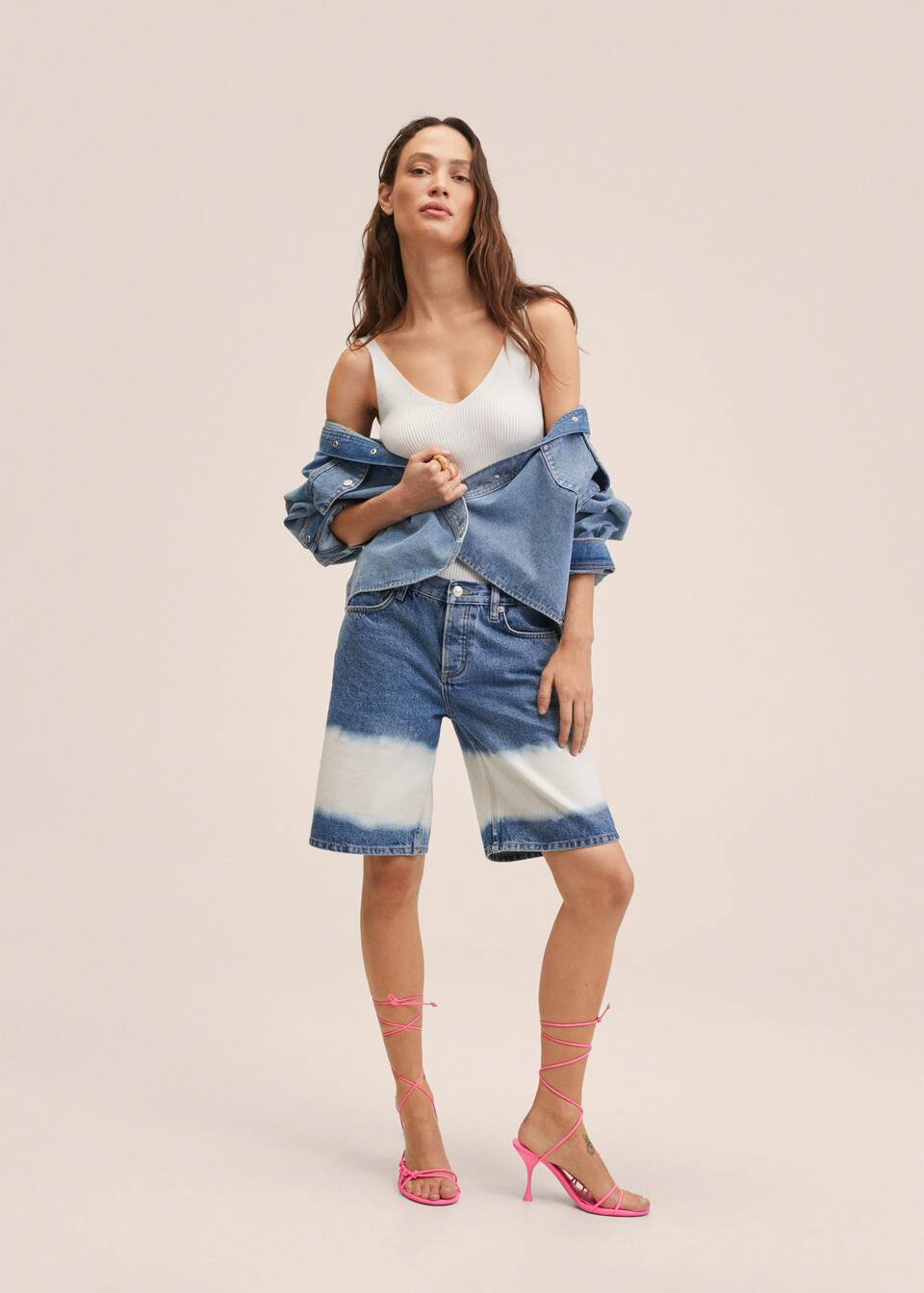 Ribbed knit top | MANGO (US)