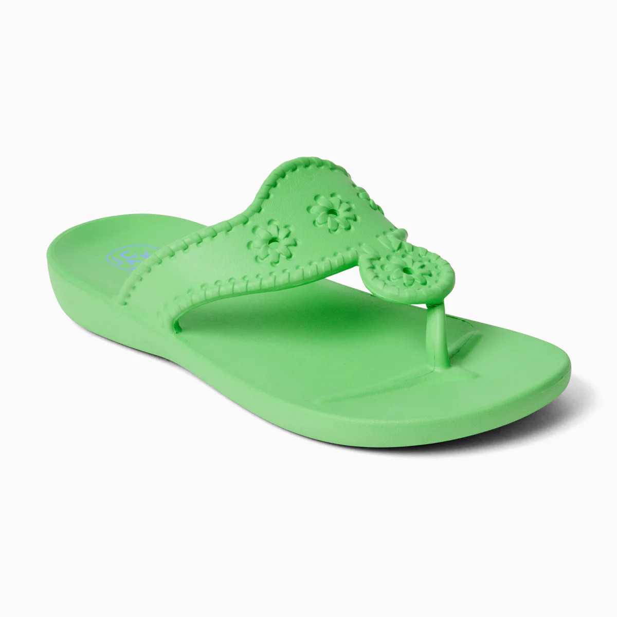 Jack Rogers Eva Beach Sandal – Grasshopper Green Thong Sandal | Jack Rogers