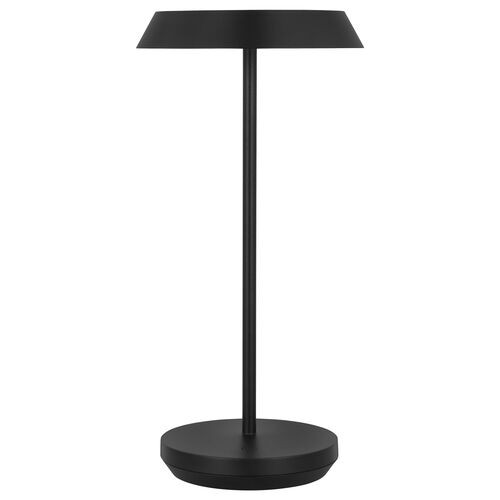 Visual Comfort - Tepa Indoor/Outdoor Accent Rechargeable Table Lamp - Black | Desk Lamp, Bedside Lamp | One Kings Lane