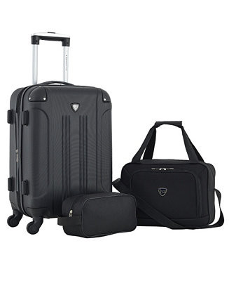 Chicago 3-Piece Hardside Luggage Set | Macy's