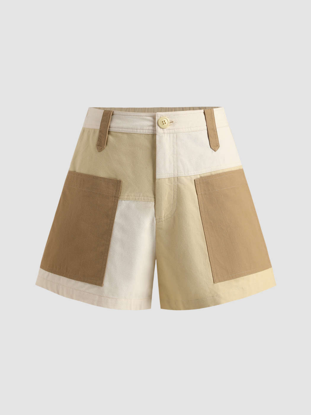 Patchwork Denim Mini Shorts | Cider