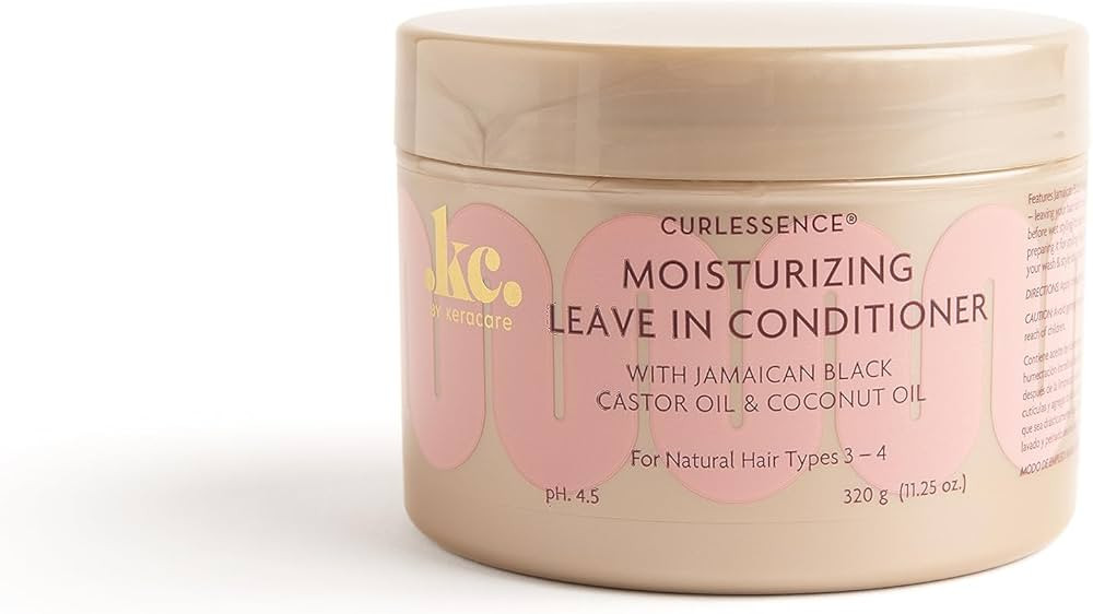 KeraCare CurlEssence Moisturizing Coconut Leave-In Conditioner With Jamaican Black Castor Oil and... | Amazon (US)