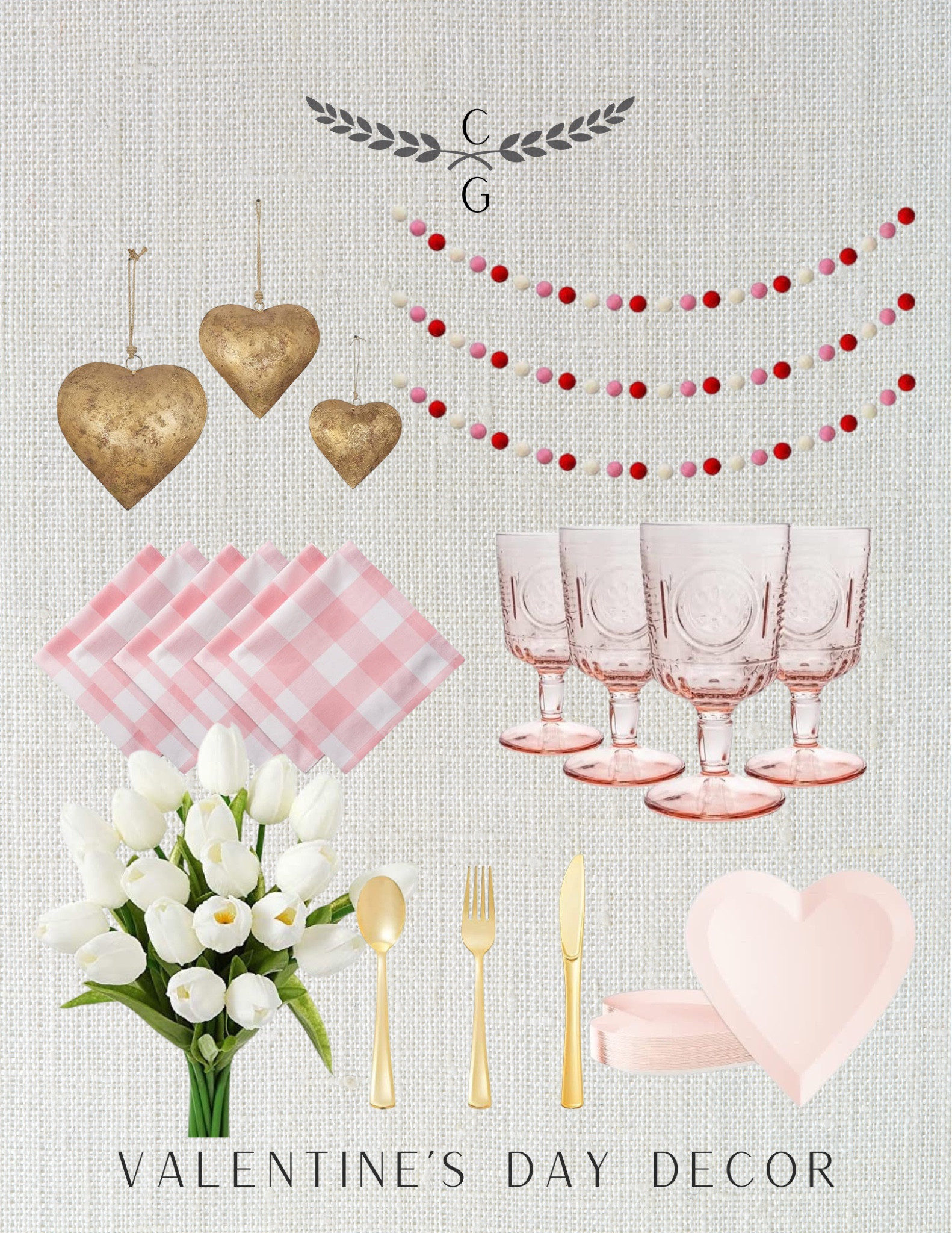 Valentine’s Day, Valentine’s Day decor, Valentine’s home, Amazon Valentine’s Day, Valentine’s Day table, Valentine’s Day garland, Valentine’s Day plates, spring decor. Callie Glass @glass_alwaysfull 


#LTKhome #LTKSeasonal #LTKstyletip