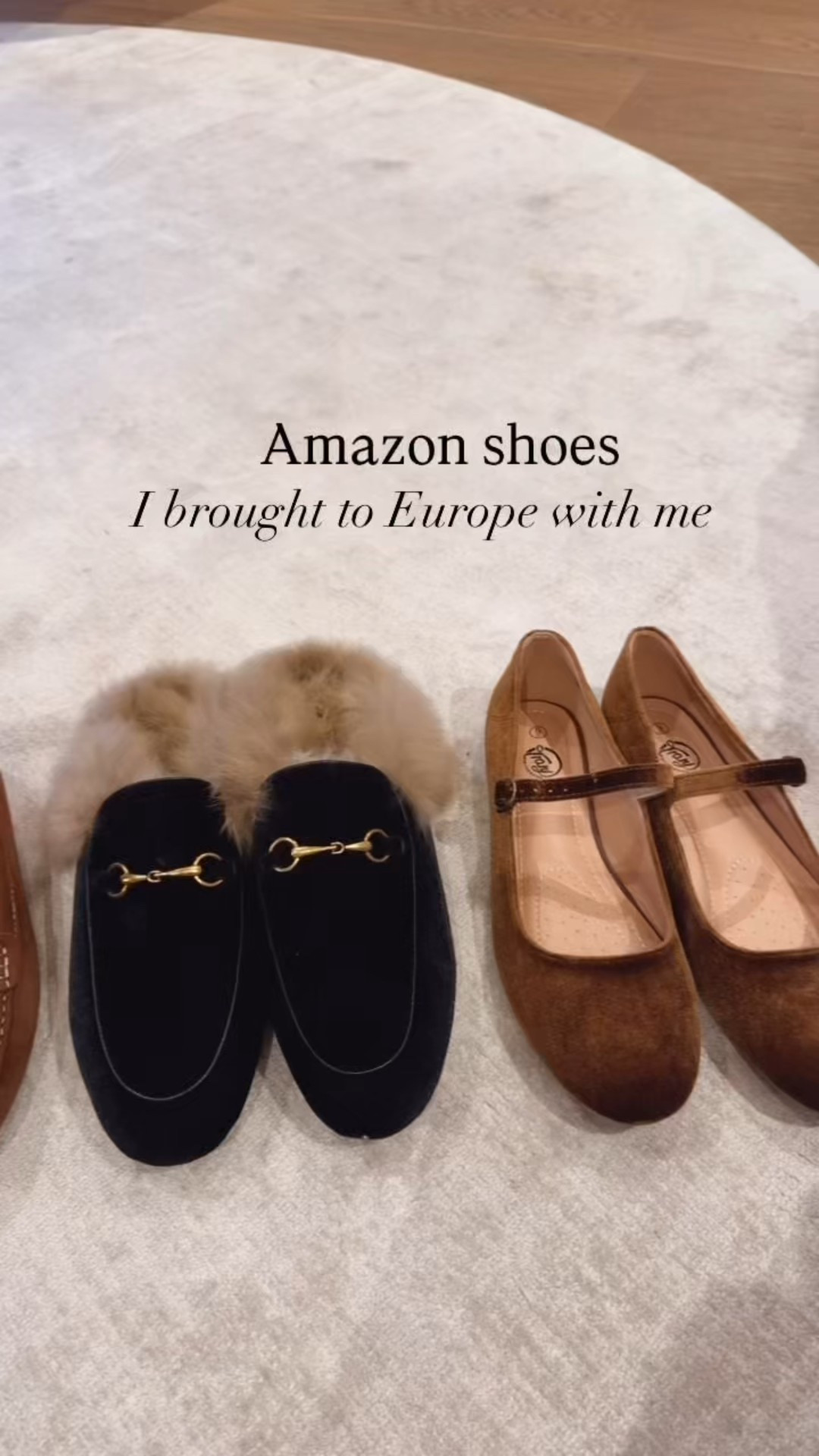 Amazon shoes I brought to Europe with me!
Perfect to walk around, super comfortable, stylish, and warm.
Fits true to size
Winter outfit 
Snow outfit 
Loafers 
Mule 
Ballet flat 
Velvet shoes
Boots 

#LTKU #LTKootd #LTKSeasonal