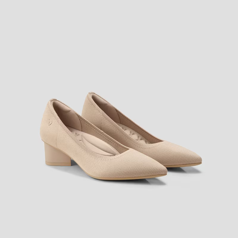 Pointed-Toe Chunky Heels (Tracy Pro) | VIVAIA