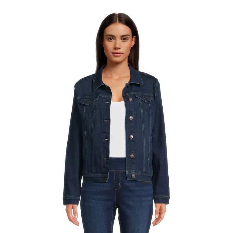 Time and Tru Women's Denim Jacket, Sizes XS-XXXL | Walmart (US)
