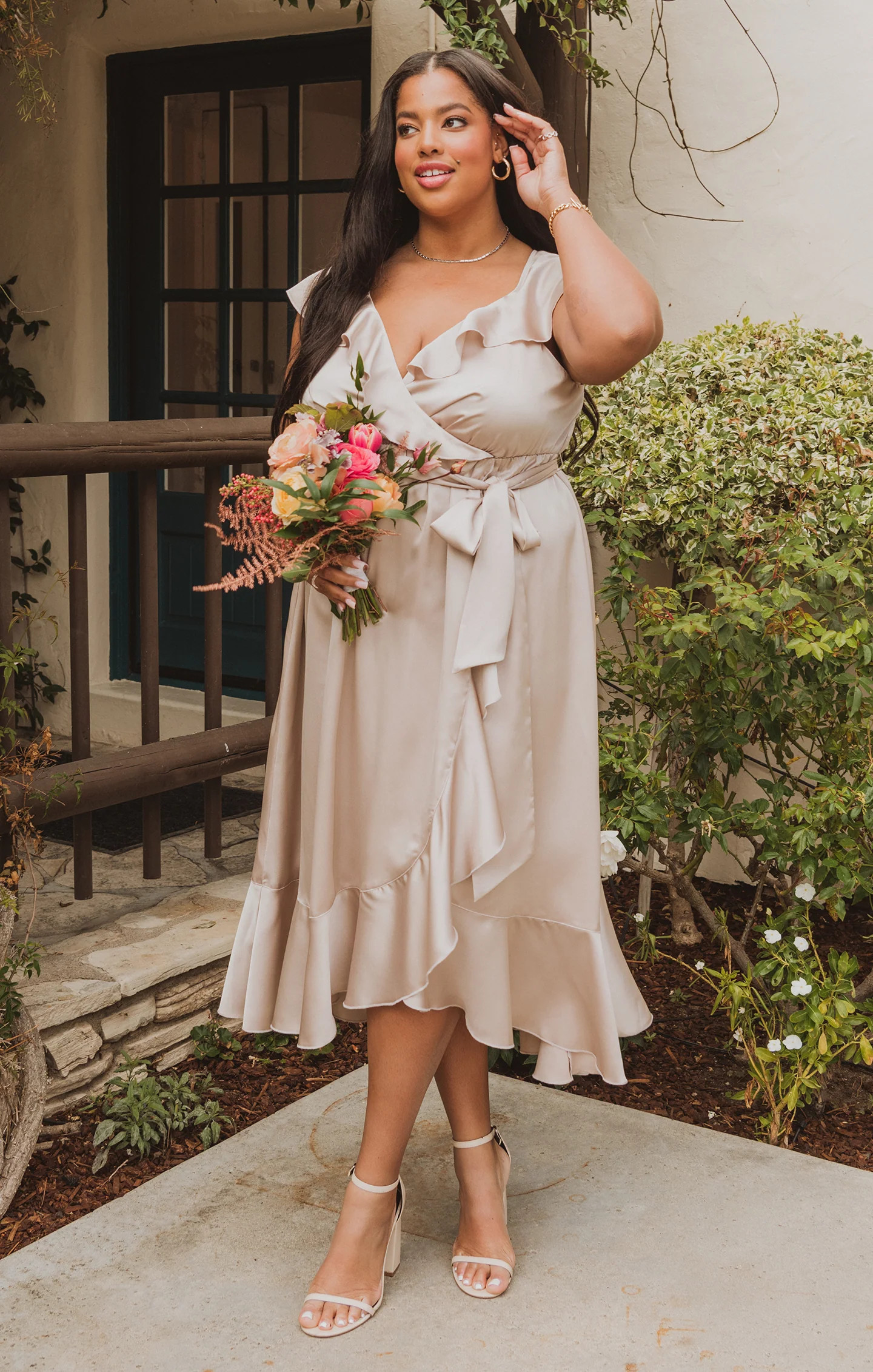 Samantha Ruffle Wrap Dress | Show Me Your Mumu