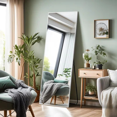 Koudia Metal Framed Standing Mirror | Wayfair North America