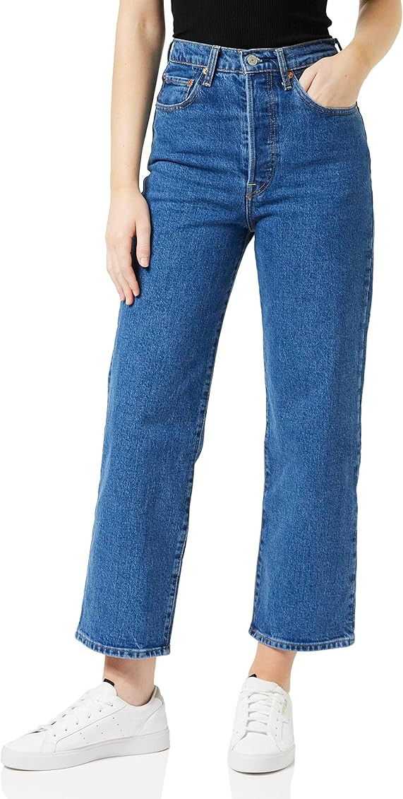 Levi's Women's Ribcage Straight Ankle Jeans | Amazon (UK)