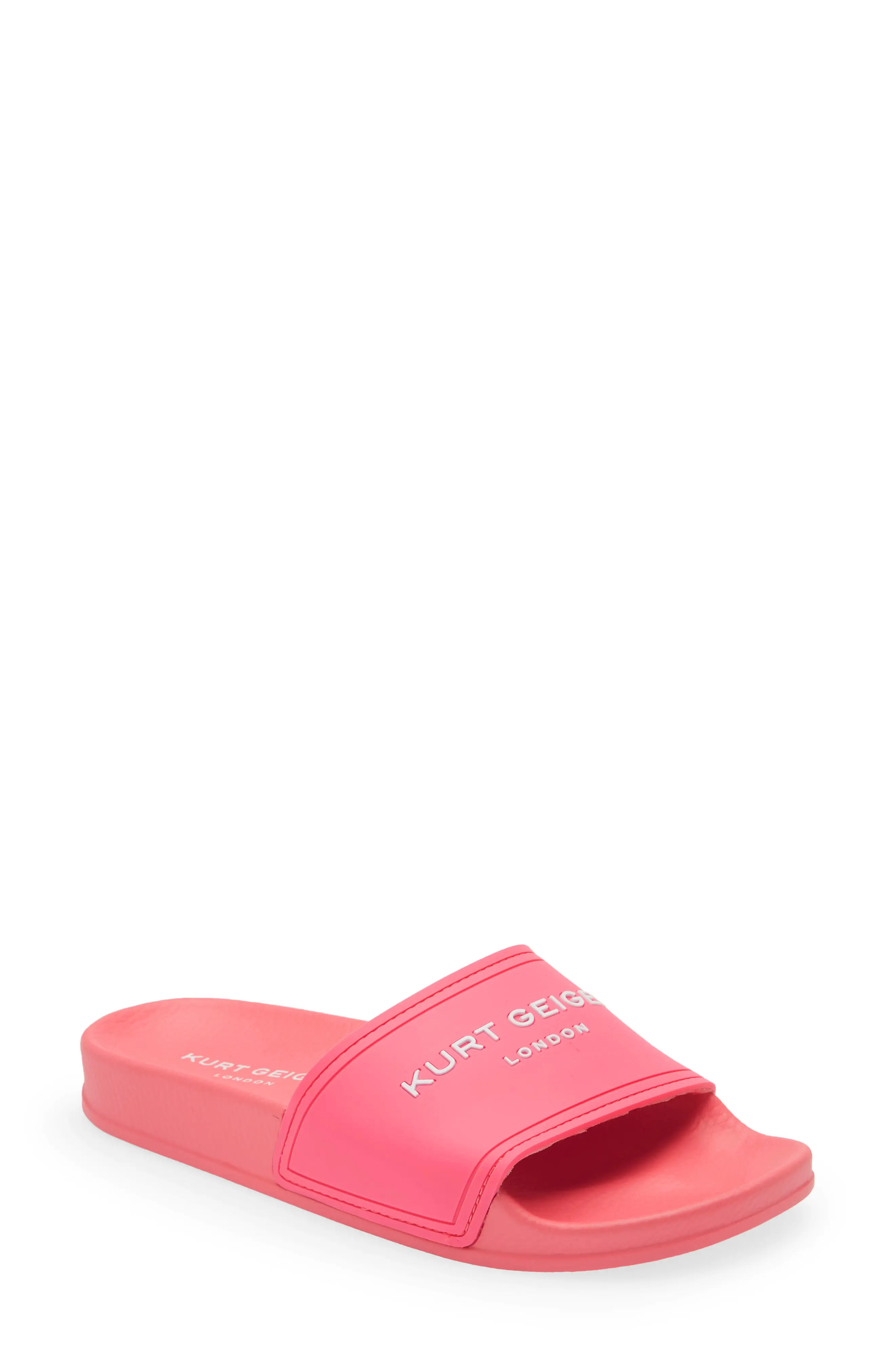Kurt Geiger London Pool Slide Sandal in Pink at Nordstrom, Size 8.5Us | Nordstrom