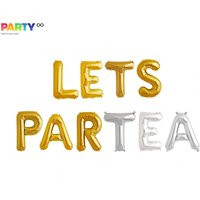 Lets Par Tea Balloons | Tea Party Birthday Decor Par Time Princess Partea Decorations Kids | Etsy (US)