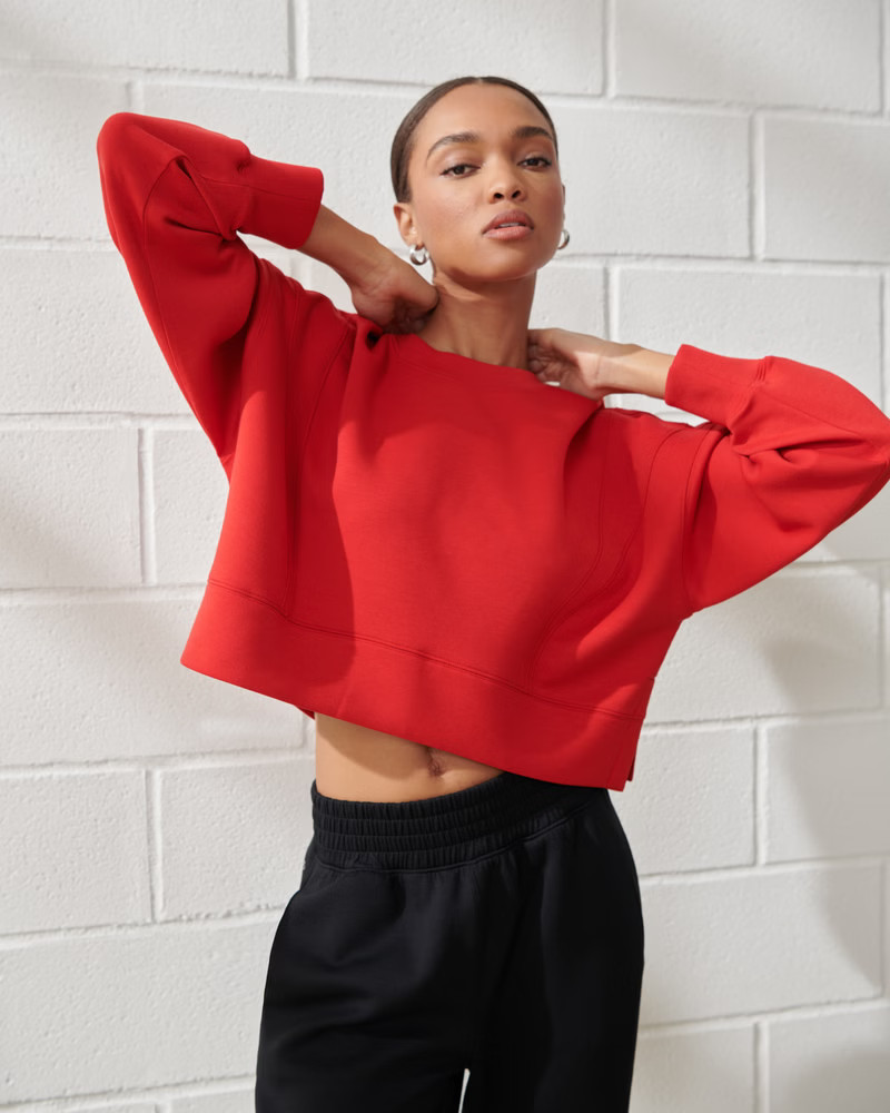 Women's YPB neoKNIT Mini Crew | Women's Tops | Abercrombie.com | Abercrombie & Fitch (US)