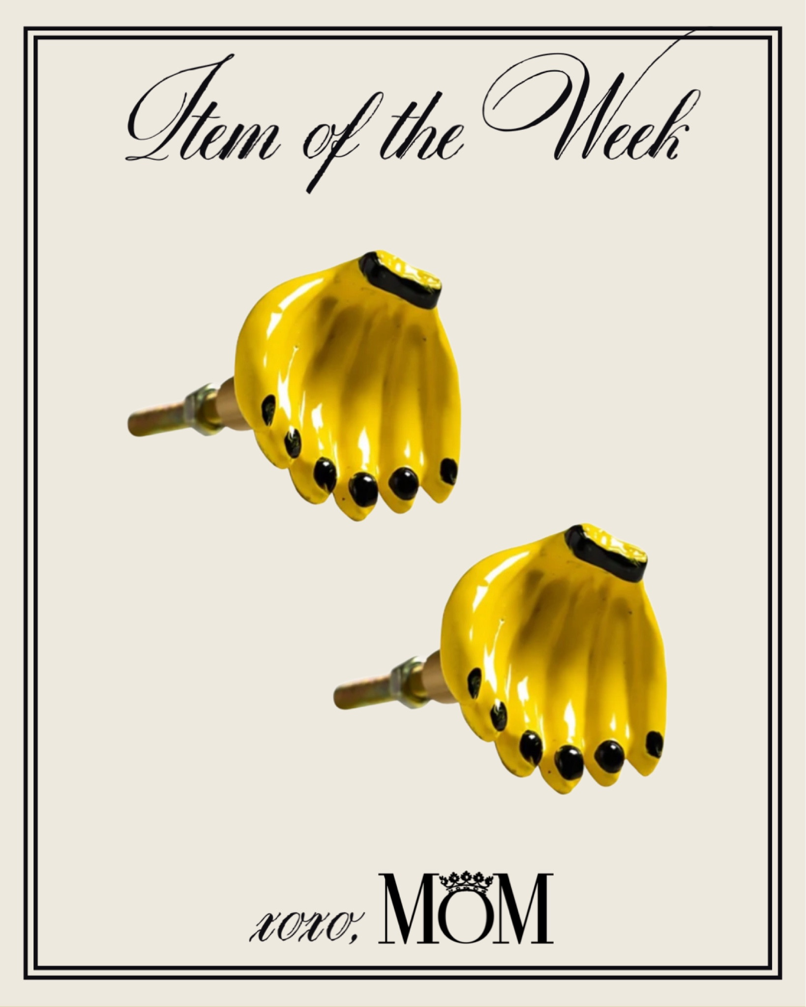 I genuinely cannot express how much I love these banana knobs. I’m think I need a built in with all kinds of fruit knobs.

#LTKhome #LTKMostLoved #LTKfindsunder50