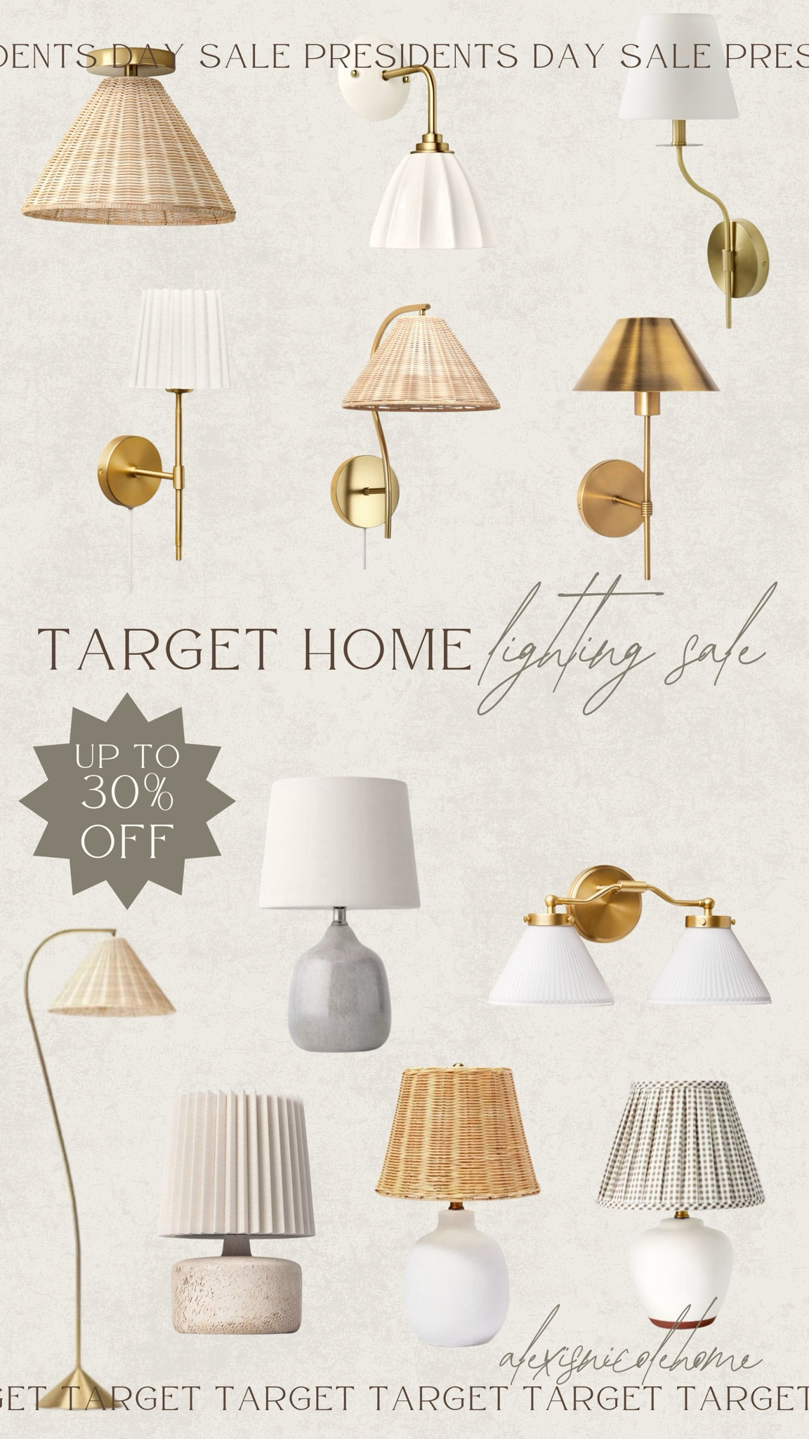 Target lamps & lighting on sale for up to 30% off today!! All of those sconces 😍

#LTKHome #LTKSaleAlert #LTKSeasonal