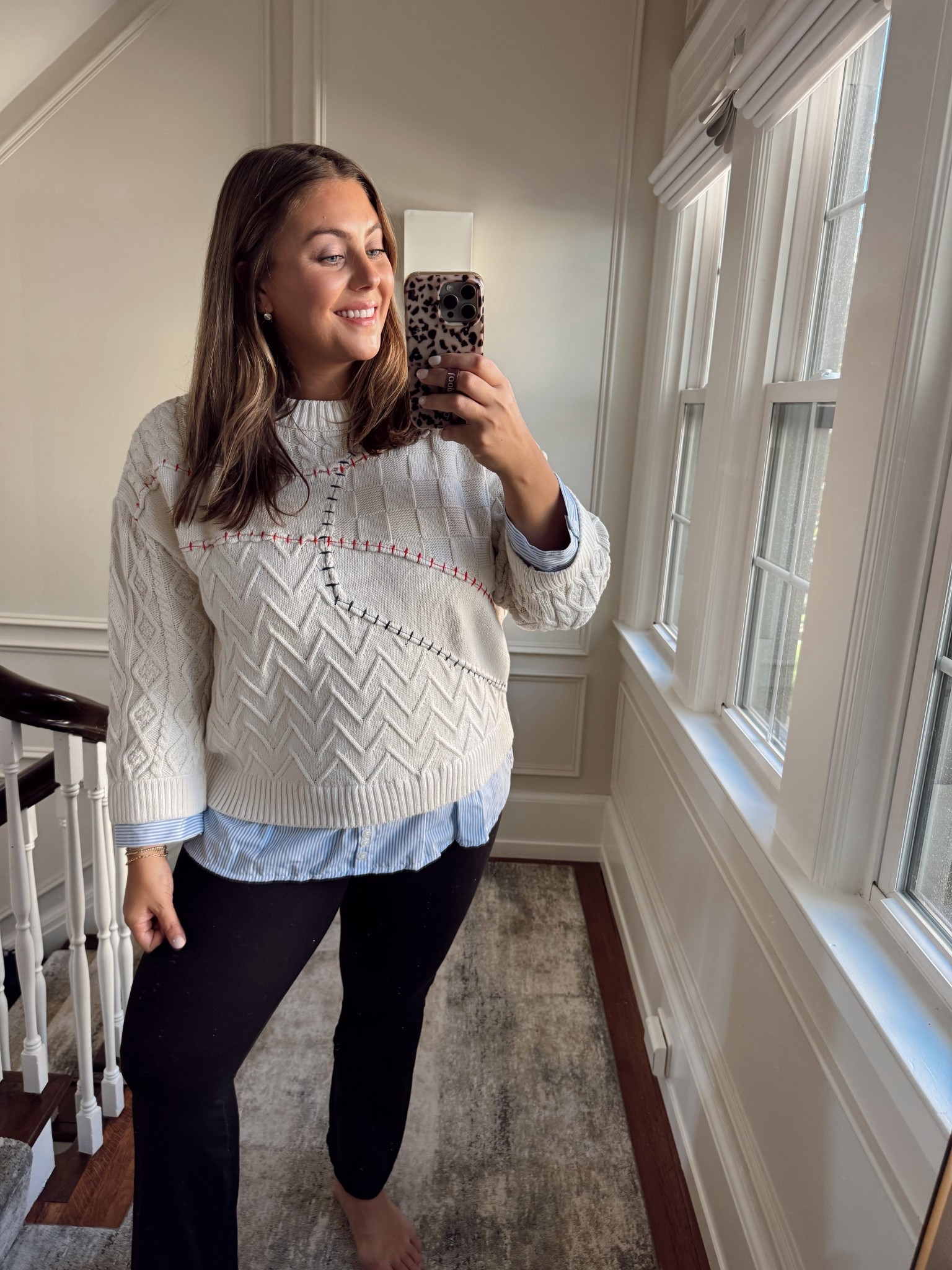 Cute sweater for baseball playoffs! Wearing size 1X in sweater & 1X in pants. Use CARALYN15 on your first order at Spanx. 

#LTKPlusSize #LTKSeasonal #LTKStyleTip