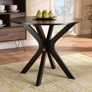 Kenji Modern and Contemporary 35-Inch-Wide Round Dining Table - On Sale - Overstock - 31302756 | Bed Bath & Beyond