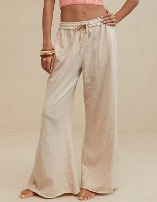 Aerie Summer House High Waisted Wide Leg Pant | Aerie