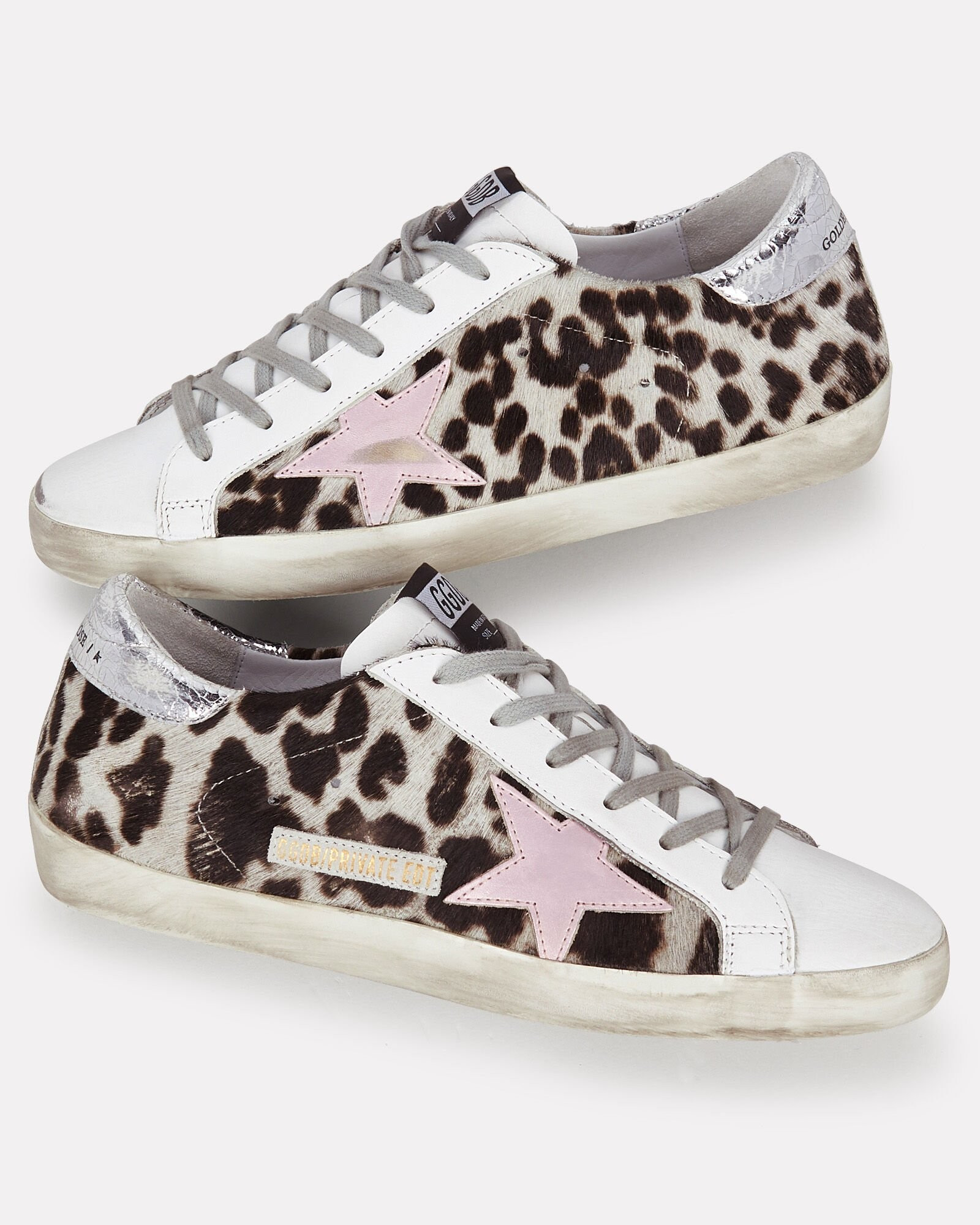 Superstar Leopard Low-Top Sneakers | INTERMIX