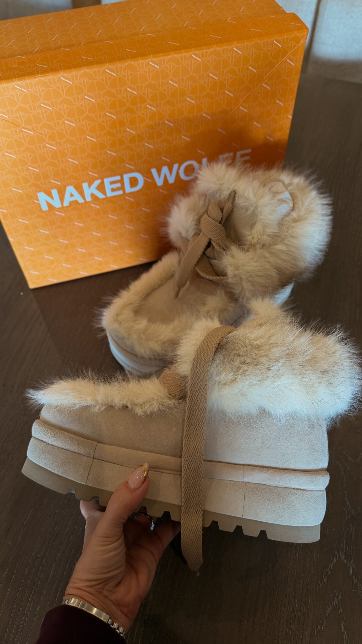 How cute are these shearling booties!!

Can’t wait for the colder weather!