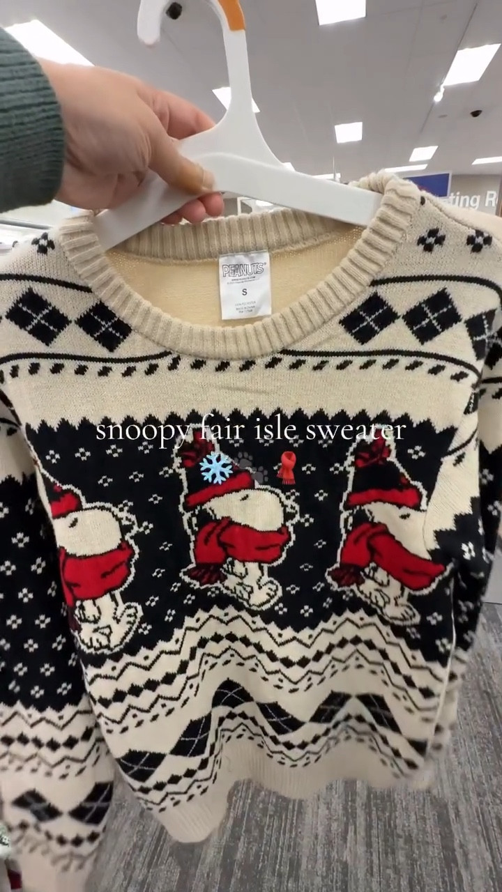 I love fair isle sweaters!

#target #targetfinds #snoopy #snoopychristmas #snoopylover #targetrun

#LTKHoliday #LTKFindsUnder50 #LTKGiftGuide