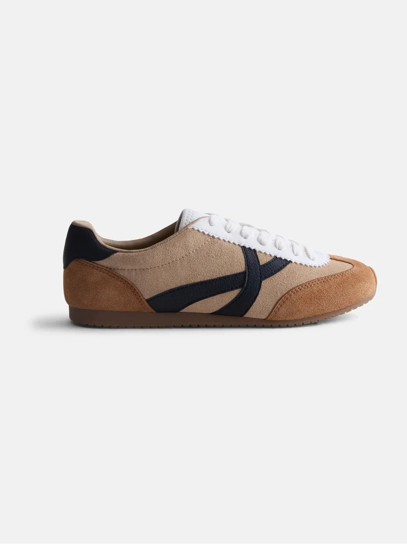 Scenario Women's Lace Up Low Profile Sneakers | Walmart (US)