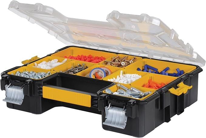 DEWALT Small Parts Organizer, Hardware Storage Box with Removable Dividers, 10-Compartment (DWST1... | Amazon (US)