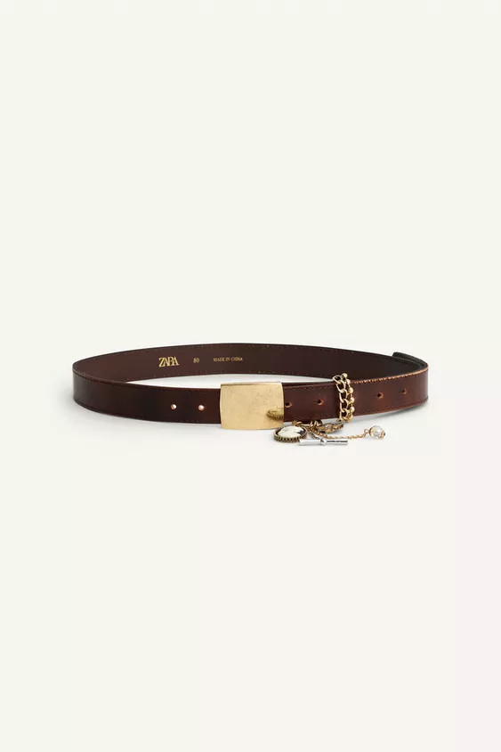 100% LEATHER LIMITED EDITION BELT | Zara US