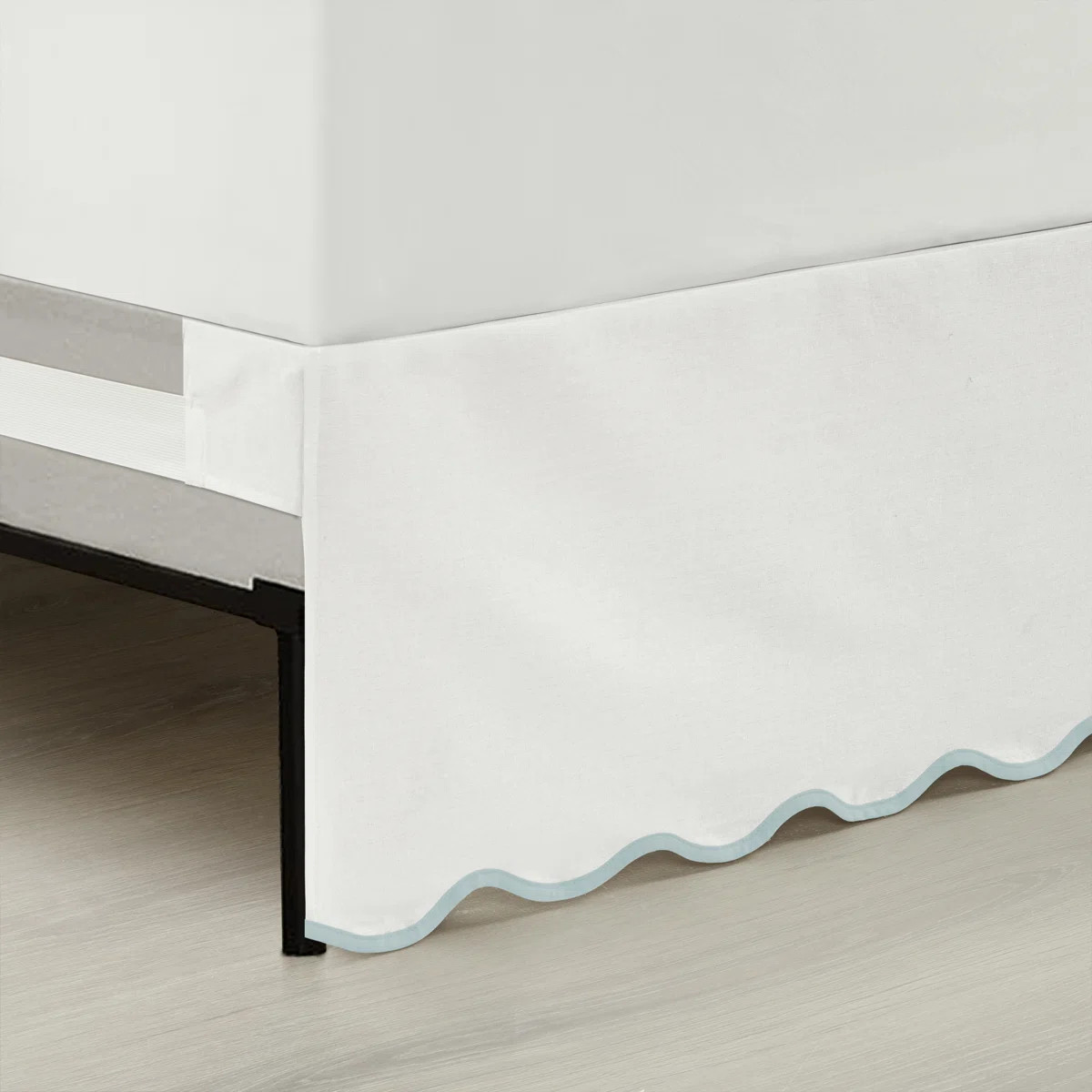 Coastal Chic Scallop Wrap Around Bed Skirt | Wayfair North America