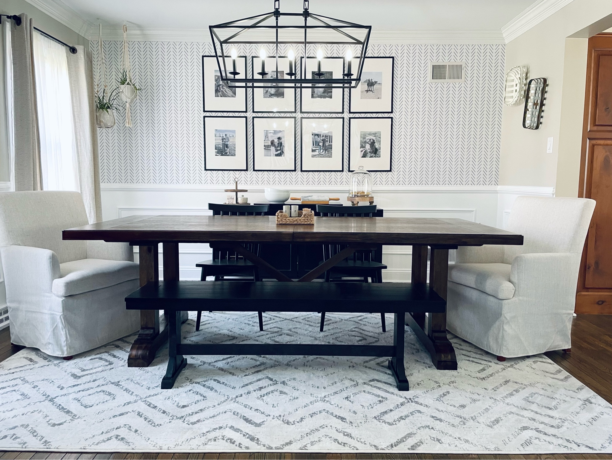 Black dining bench on sale at Target through Monday! 🤍

#LTKhome