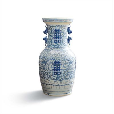 Chinoiserie Happiness Vase | Frontgate