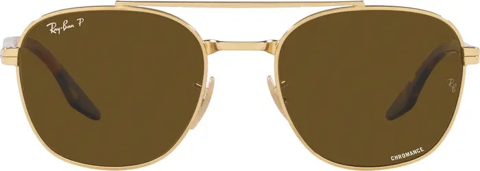 Ray-Ban 55mm Polarized Square Sunglasses | Nordstrom | Nordstrom