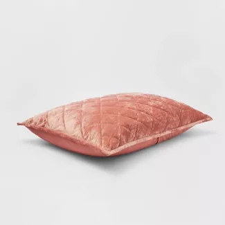 Velvet Diamond Stitch Sham - Threshold™ | Target