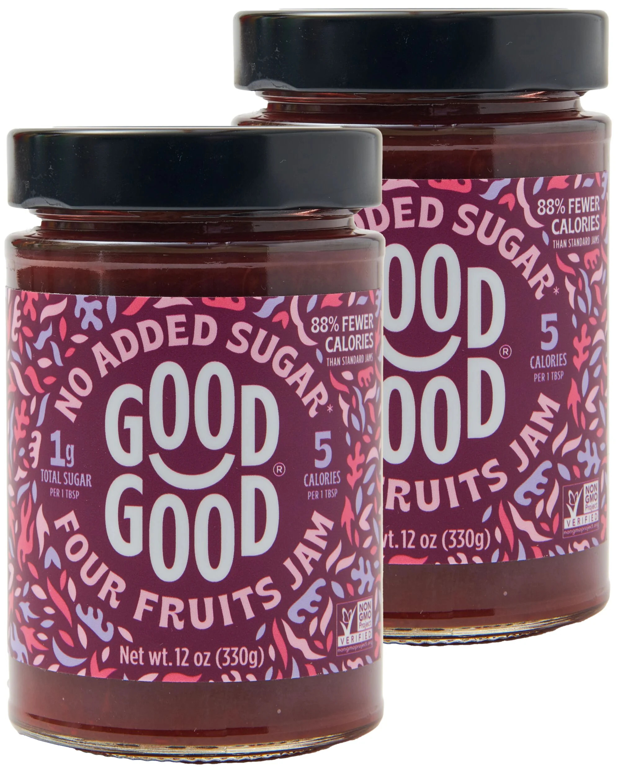 Good Good Keto Friendly Four Fruit Jam, 12 oz (2 Pack) | Walmart (US)