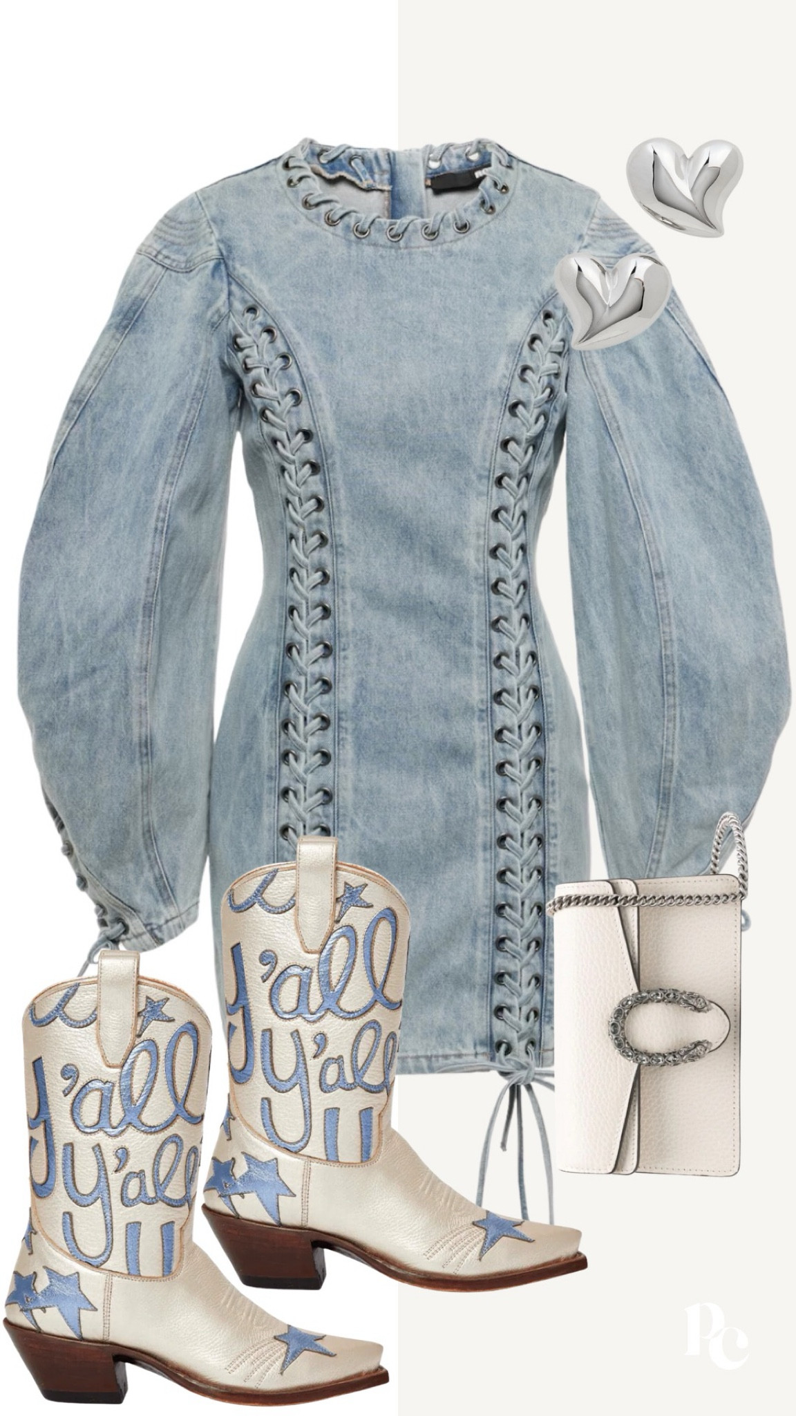 Ole Miss gameday outfit idea 🩵