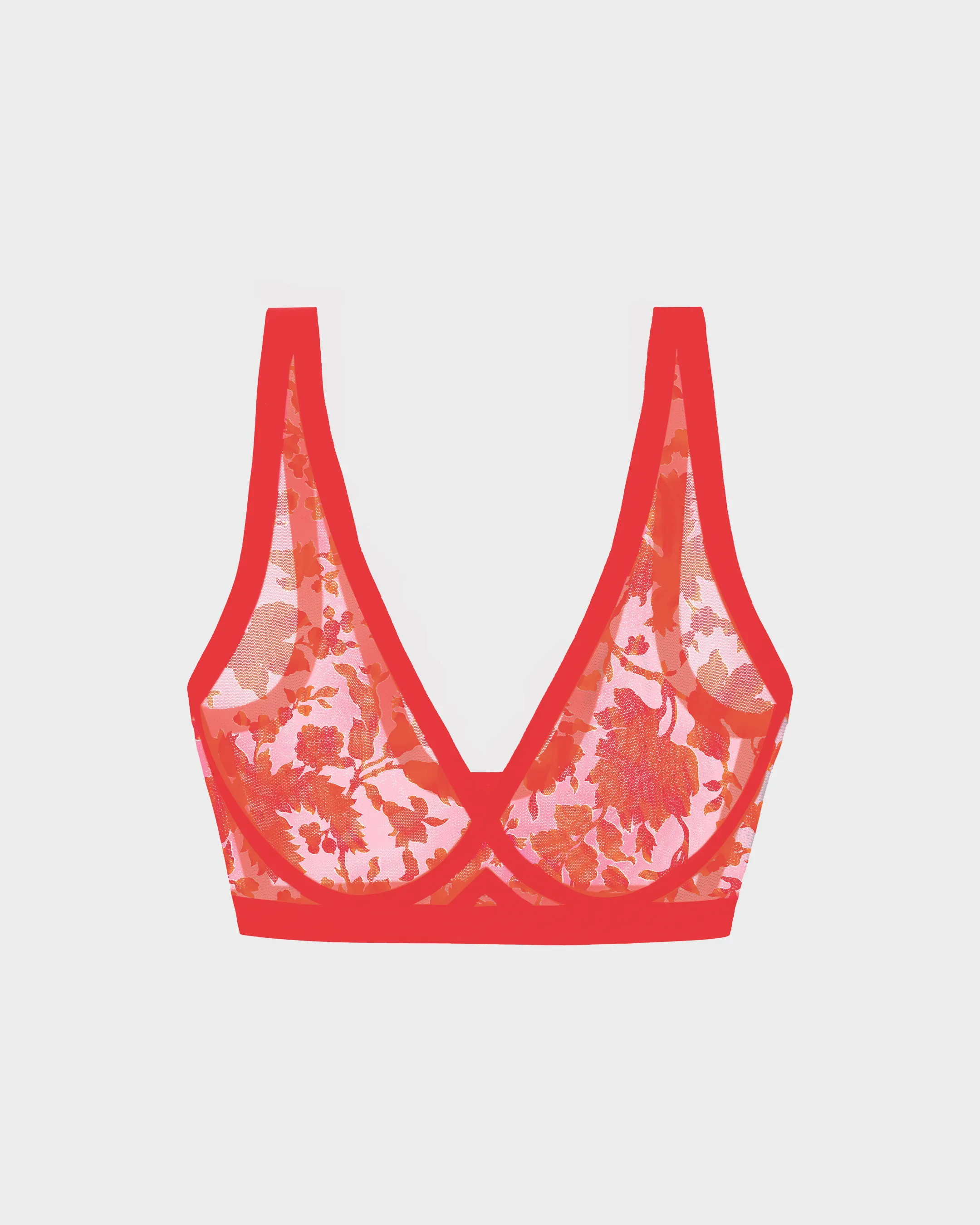 Thorny Rose Sheer Bralette – Seamless, No Wire | EBY (US)