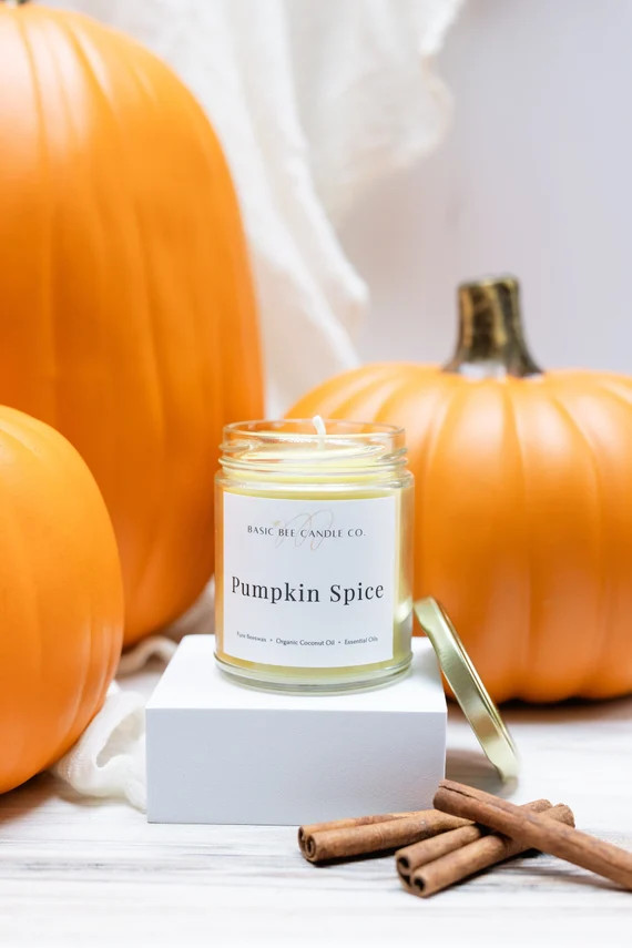 Pumpkin Spice Beeswax Candle | Etsy (US)