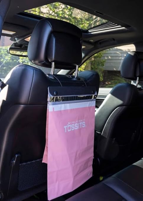 Tossits Disposable Car Trash Bag Hanging (Pink, Set of 7) - Leak-Proof, Smell-Proof Automobile Tr... | Amazon (US)